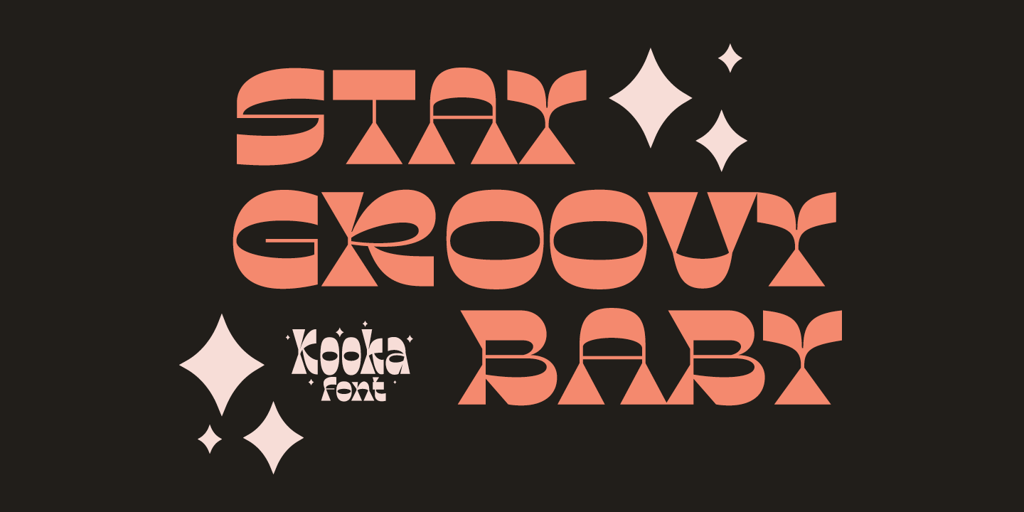 Kooka Heavy Expanded Font preview